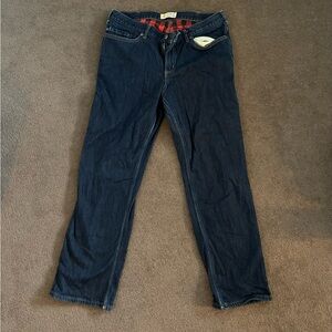 Women’s Carhartt Slim Leg Fleece Lined Jeans Sz. 14 Short